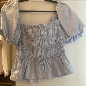 ASTR baby blue blouse